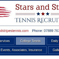 Stars and Stripes Tennis Recruitment website